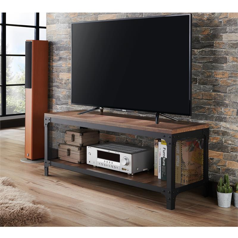Bowery Hill Modern Wood Multi Purpose Bench in Reclaimed Oak