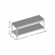 Bowery Hill Modern Wood Multi Purpose Bench in Reclaimed Oak