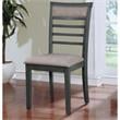 Bowery Hill Transitional Wood 7-piece Dining Set in Weathered Gray