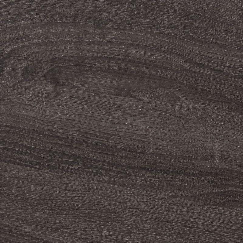 Bowery Hill Contemporary Wood King Storage Panel Bed in Gray