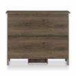 Bowery Hill Farmhouse Wood Multi-Storage Buffet in Distressed Walnut