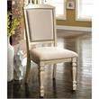 Bowery Hill Transitional Wood 7-Piece Dining Set in Antique White