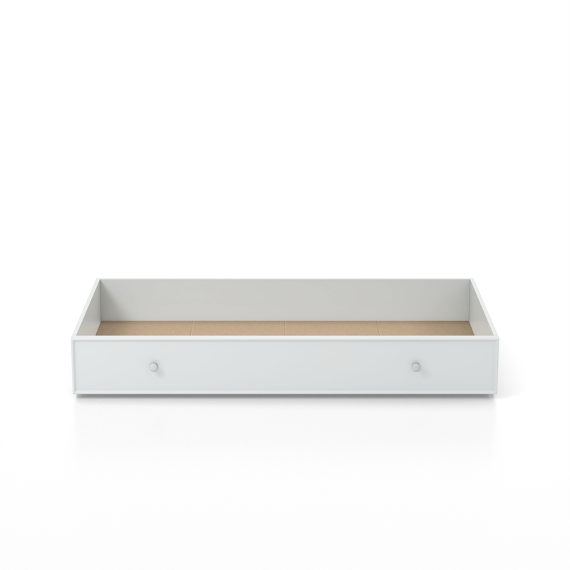 Bowery Hill Transitional Solid Wood/Wood Veneer/MDF Trundle in White