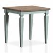 Bowery Hill Transitional Wood 3-Piece Coffee Table Set in Antique Blue