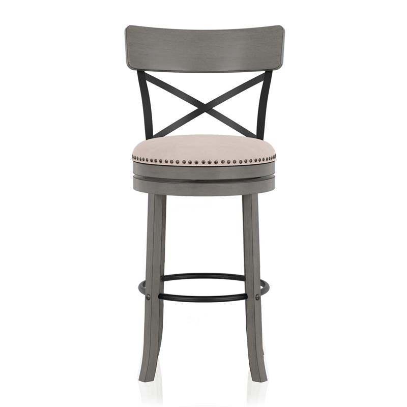 Bowery Hill Farmhouse Wood Swivel 29