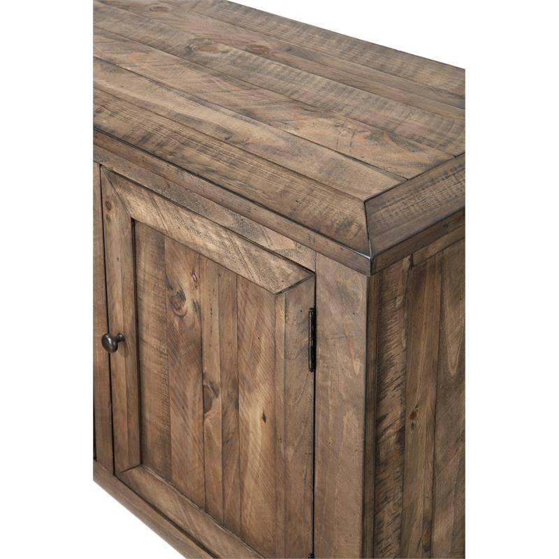 Bowery Hill Coastal Solid Wood TV Stand for TVs up to 60