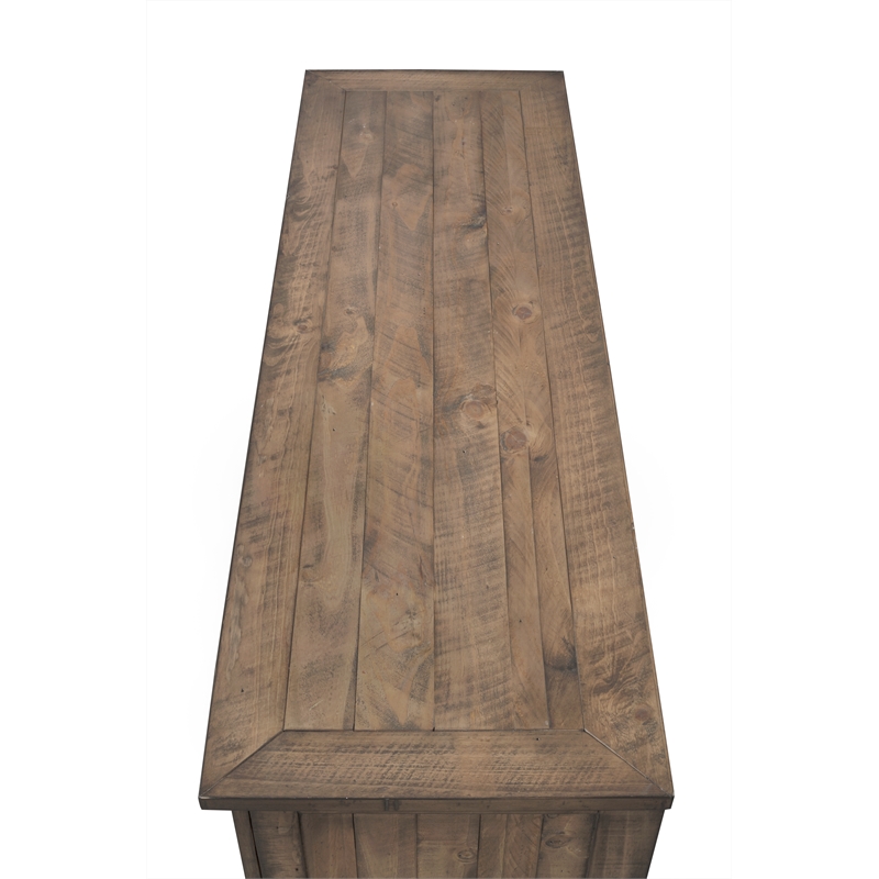 Bowery Hill Coastal Solid Wood TV Stand for TVs up to 60