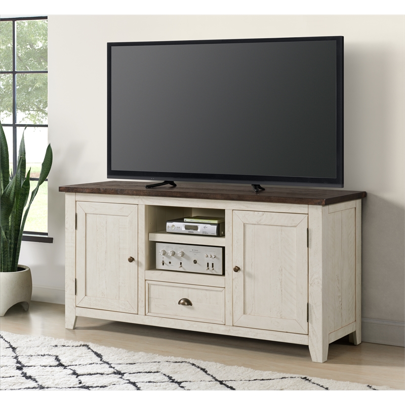 Bowery Hill Coastal Wood TV Stand for TVs up to 60