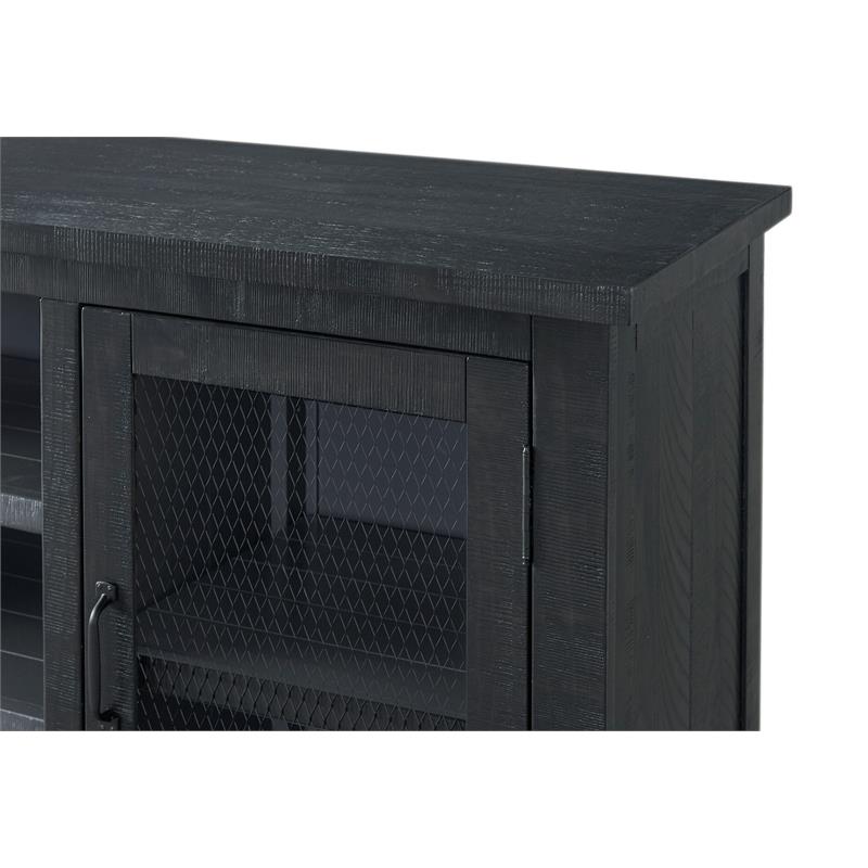 Bowery Hill Farmhouse Solid Wood TV Stand for TVs up to 60