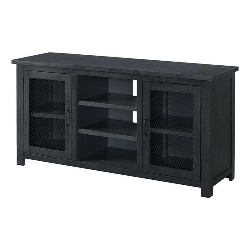 Bowery Hill Farmhouse Solid Wood TV Stand for TVs up to 60