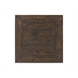 Bowery Hill Farmhouse Solid Wood 1 Drawer End Table in Black and Brown