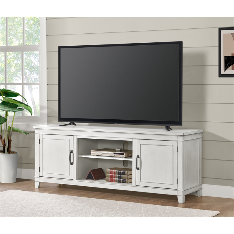 Bowery Hill Coastal Wood TV Stand for TVs up to 70