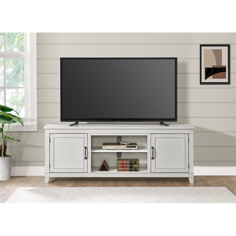 Bowery Hill Coastal Wood TV Stand for TVs up to 70