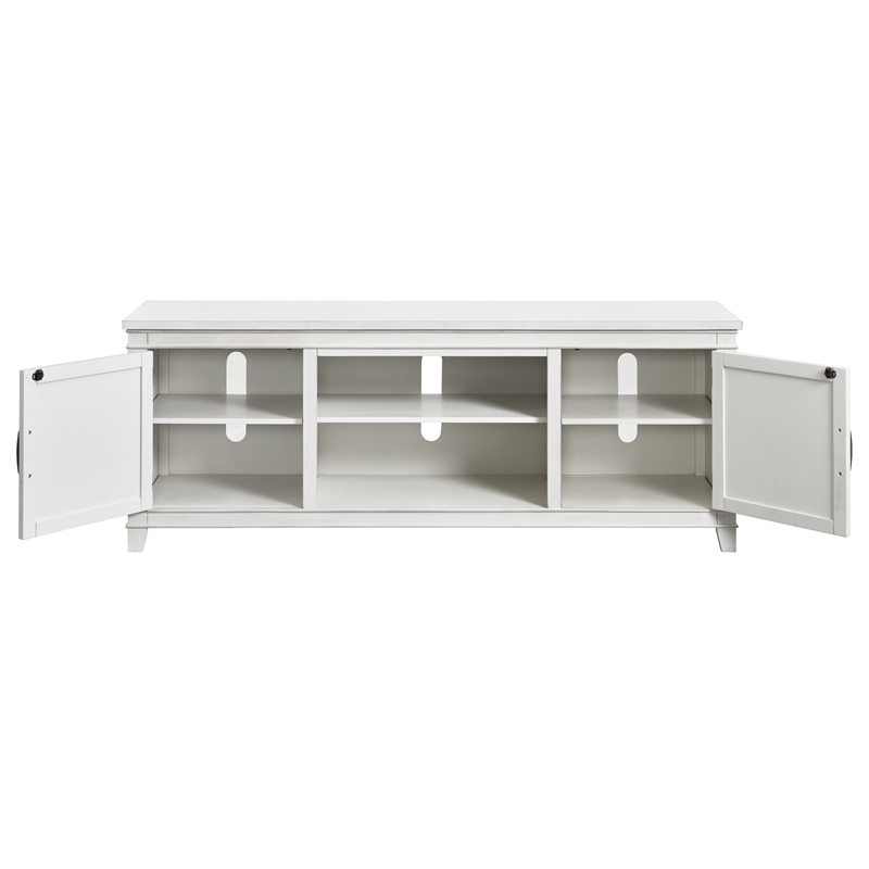 Bowery Hill Coastal Wood TV Stand for TVs up to 70