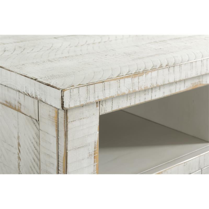 Bowery Hill Farmhouse Wood TV Stand for TVs up to 65