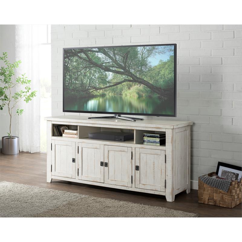Bowery Hill Farmhouse Wood TV Stand for TVs up to 65