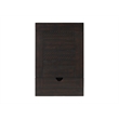 Bowery Hill Farmhouse Solid Wood Chairside Table with Power in Espresso