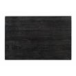 Bowery Hill Barn Door Collection Solid Wood Coffee Table Antique Black