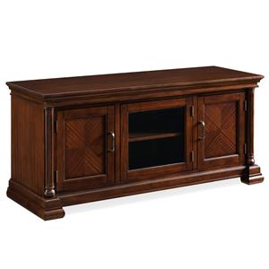 bowery hill contemporary wood tv stand for tvs up to 55