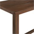 Bowery Hill Contemporary Rubber Wood Table in Chestnut Wire-Brush