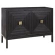 Bowery Hill Contemporary 2 Door Wood Cabinet in Ebony