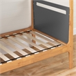 Bowery Hill Modern Bunk Beds in Charcoal Gray