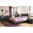 Bowery Hill Traditional Queen Platform Bed in Gray Oak