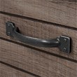 Bowery Hill Traditional Wood Full Bookcase Headboard in Fall Oak
