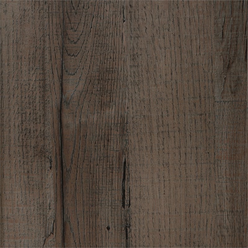 Bowery Hill Traditional Wood Full Bookcase Headboard in Fall Oak