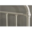 Bowery Hill King Metal Spindle Panel Headboard in White