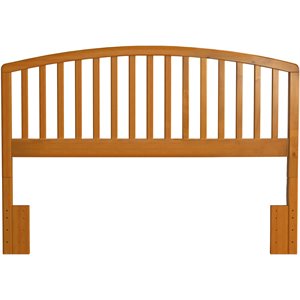 bowery hill full queen wooden spindle headboard in country pine