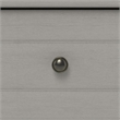 Bowery Hill Modern 1 Drawer Wood Accent Table in Gray