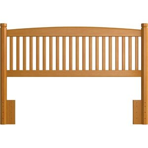 bowery hill traditional full/queen wood headboard in country pine