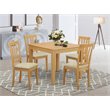 Bowery Hill 5-piece Traditional Wood Dining Set in Oak