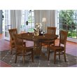 Bowery Hill 5-piece Traditional Wood Dining Set in Espresso