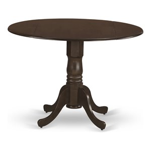 Bowery Hill Traditional Wood Dining Table in Espresso