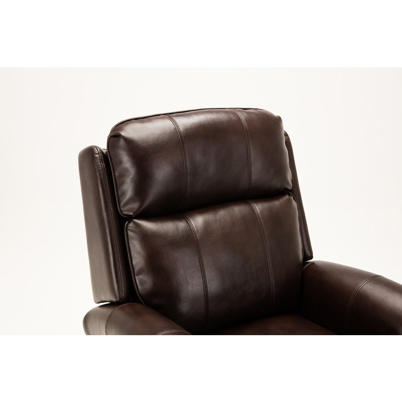 Bowery Hill Traditional Styled Faux Leather Lift Chair in Brown