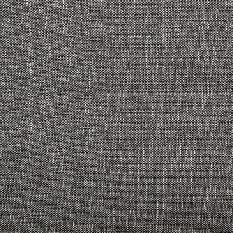 Bowery Hill Modern Wood Arm Push Back Recliner in Performance Fabric in Gray