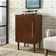 Bowery Hill Modern Engineered Wood Record Player Stand in Mahogany