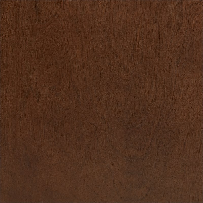 Bowery Hill Modern Engineered Wood Record Player Stand in Mahogany
