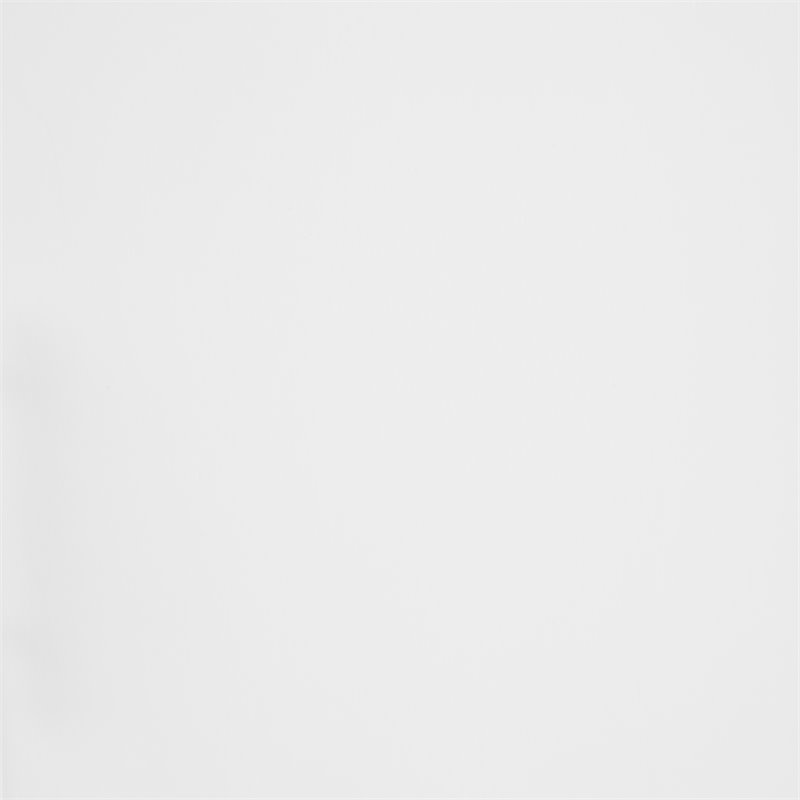 Bowery Hill Wood Wall Cabinet with Doors and Shelves in White/Chrome