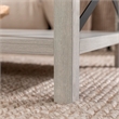 Bowery Hill Modern Farmhouse Coffee Table in Stone Gray Finish