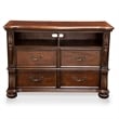 Bowery Hill 4-Drawer Traditional Wood Media Chest in Brown Cherry