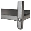 Bowery Hill Industrial Metal 6-Shelf Bookcase in Powder Coated Gray