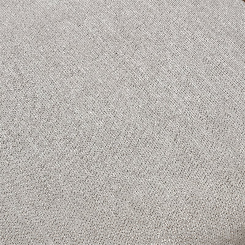Bowery Hill Rustic Fabric Padded Pub Chair in White (Set of 2)