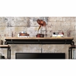Bowery Hill Metal 4-Piece Entertainment Center in Black Finish