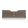 Bowery Hill Rustic Wood 72-Inch TV Stand in Chestnut Brown Finish