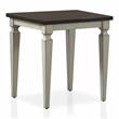 Bowery Hill Wood 3-Piece Coffee Table Set in Antique White Finish