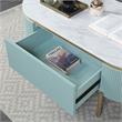 Bowery Hill Contemporary Wood 1-Drawer Coffee Table in Green