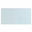 Bowery Hill Glam Glass Top Coffee Table in White and Silver Finish
